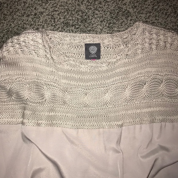 VINCE CAMUTO Crochet Collar Dress - Picture 4 of 5